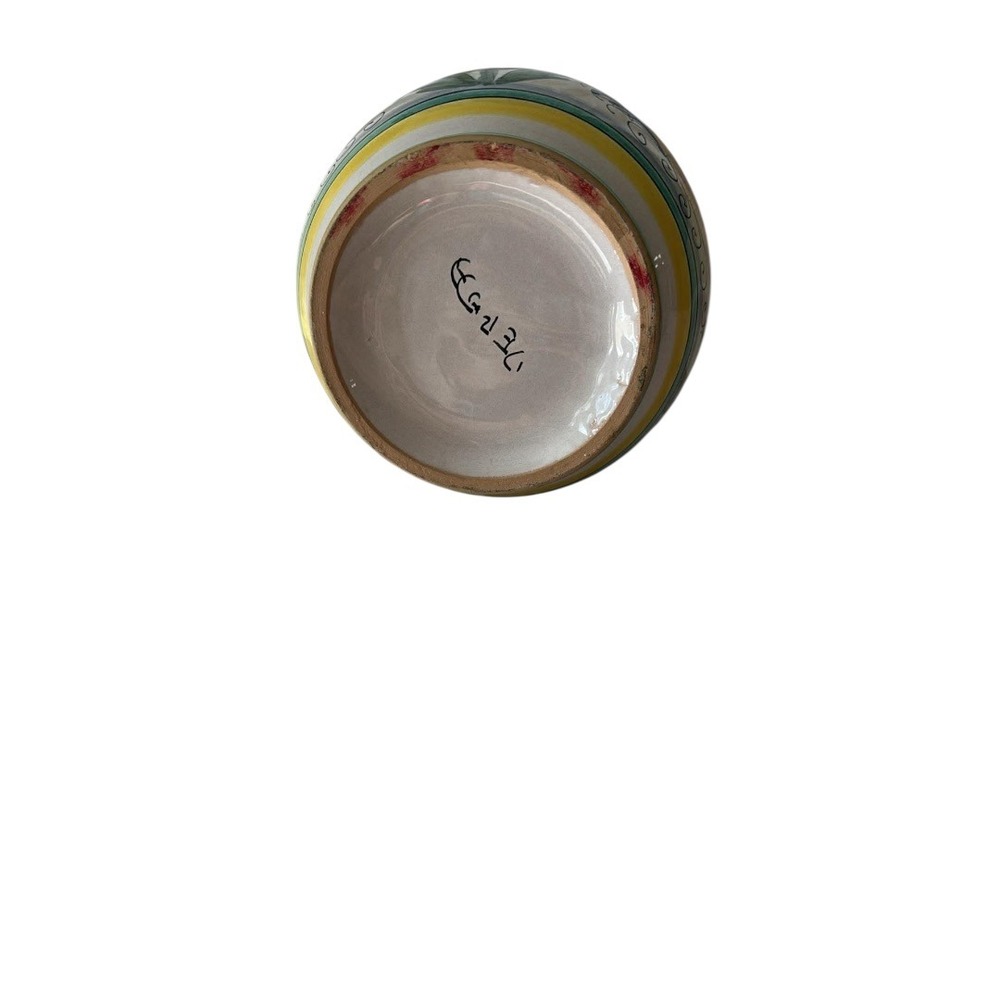 Di Camillo Biscotti Jar Italy 12" Multicolor Excellent Hand Painted Majolica - Picture 3 of 5